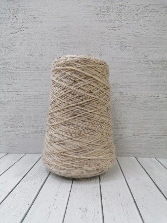 Tweed Merino (Италия) цв.002, пряжа бобинная итальянская 1г