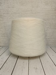 Mohair 45 (Profilo SNC) цв.White, пряжа бобинная итальянская 1г