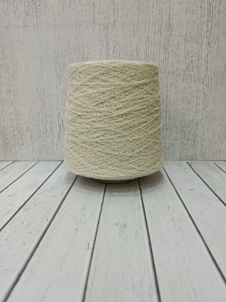 Sauvage Frise Lux (Италия) цв.Naturale, пряжа бобинная итальянская 1г