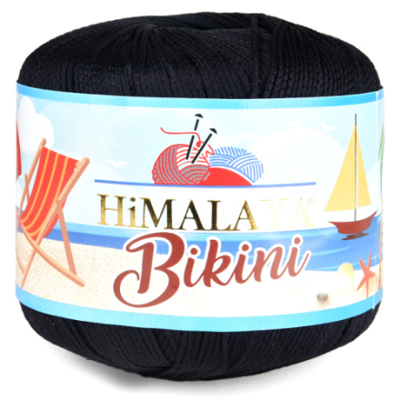 Bikini (Himalaya) 80612 черный, пряжа 50г
