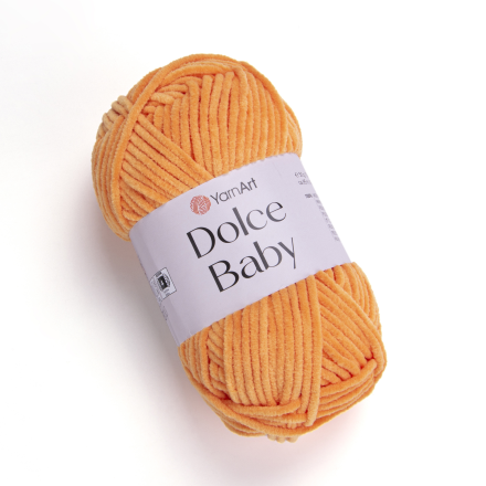 Dolce Baby (Yarnart) 852 тыква, пряжа 50г