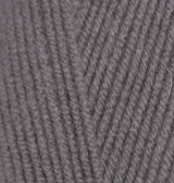 Lanagold Fine (Alize) 348 т.серый, пряжа 100г