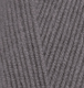 Lanagold Fine (Alize) 348 т.серый, пряжа 100г