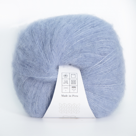 Alpaca Silk (Infinity) 5930 голубой, пряжа 25г