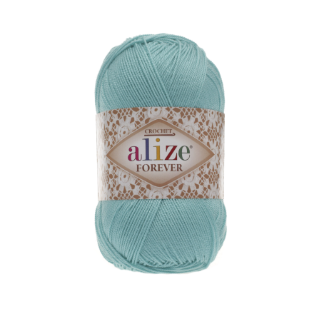 Forever (Alize) 376 бирюзовый, пряжа 50г