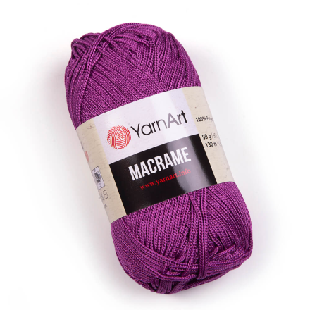 Macrame (Yarnart) 161 сухая роза, пряжа 90г