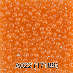 17189 (A022) оранжевый круглый бисер Preciosa 5г