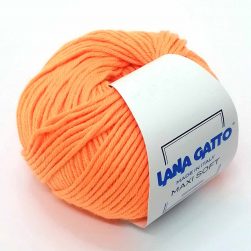Maxi Soft (Lana Gatto) 14472 папайа, пряжа 50г