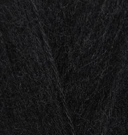 Angora Gold (Alize) 60 черный, пряжа 100г