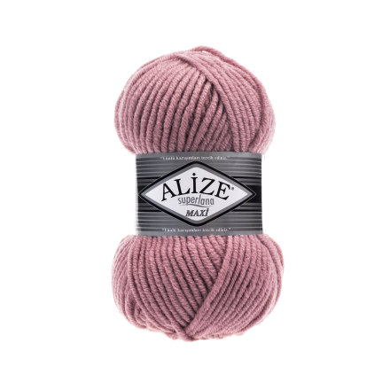 Superlana maxi (Alize) 204 т.пудра, пряжа 100г