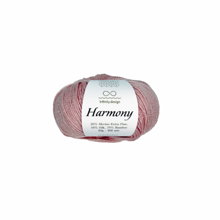 Harmony (Infinity) 3911 светло-розовый, пряжа 50г