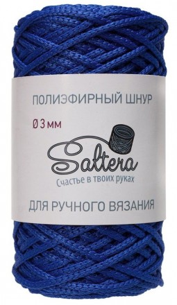 Saltera 53 синий шнур полиэфирный 200г