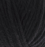 Wooltime (Alize) 60 черный, пряжа 100г