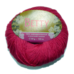 Betty (Weltus) 23 фуксия, пряжа 50г