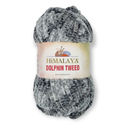 Dolphin Tweed (Himalaya) 92014 серый, пряжа 100г