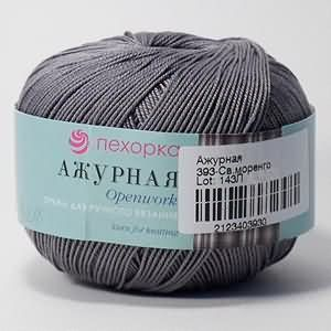 Ажурная (Пехорка) 393 св.моренго, пряжа 50г