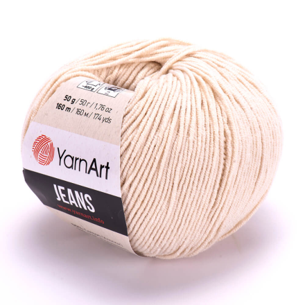 Jeans (Yarnart) 05 св.бежевый, пряжа 50г