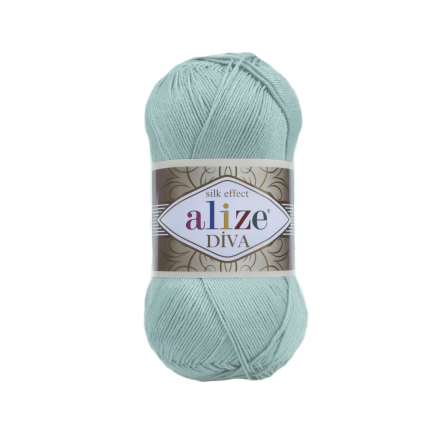 Diva (Alize) 463 мята, пряжа 100г