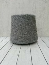 Superkid Boucle 3000 (G&amp;G Filati) цв.Grey, пряжа бобинная итальянская 1г