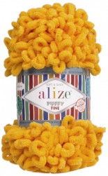 Puffy Fine (Alize) 82 желток, пряжа 100г