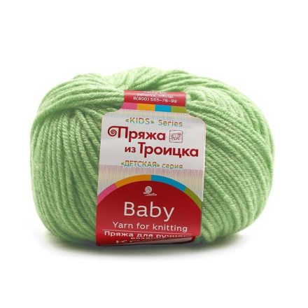 Кроха (ТКФ) 193 св.салат, пряжа 50г