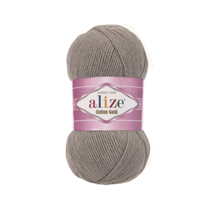 Cotton Gold (Alize) 827 мокко, пряжа 100г