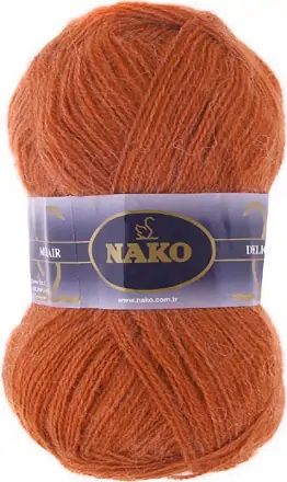 Mohair Delicate (Nako) 507-6136 светлый терракот, пряжа 100г