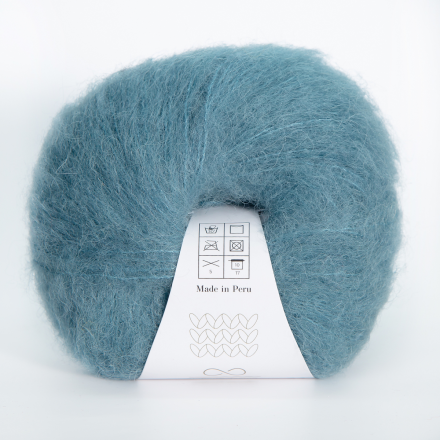 Alpaca Silk (Infinity) 7252 синий, пряжа 25г
