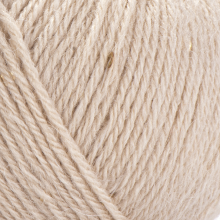 Alpaca Gold Paillettes (Yarnart) 9302 св.бежевый, пряжа 50г