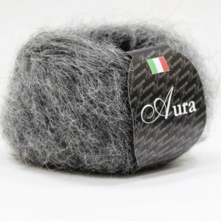 Aura (Seam) 802 серый, пряжа 25г