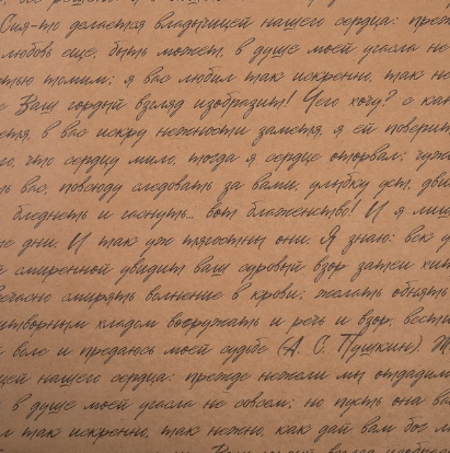 4947071 &quot;Литература&quot; бумага упаковочная крафт 50х70 см