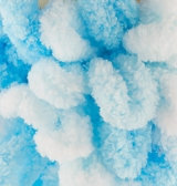 Puffy Color (Alize) 5924 бирюза принт, пряжа 100г