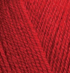 Sekerim Bebe (Alize) 106 красный, пряжа 100г