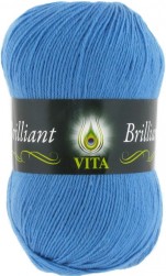 Brilliant​ (Vita) 5113 яр.голубой, пряжа 100г