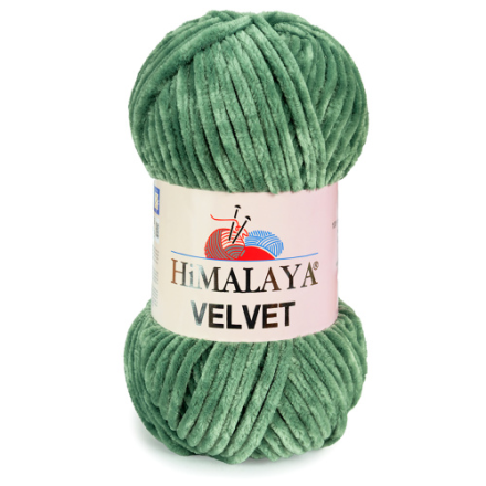 Velvet (Himalaya) 90085 зеленое яблоко, пряжа 100г