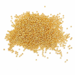 FDA026 кримпы 2,5мм цв.золото, 50шт