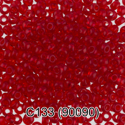 90090 (C133) гранат, круглый бисер Preciosa 5г