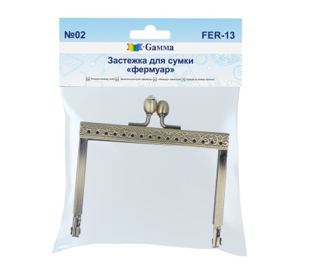 FER-13 под состаренную бронзу, фермуар, 8х6,5 см