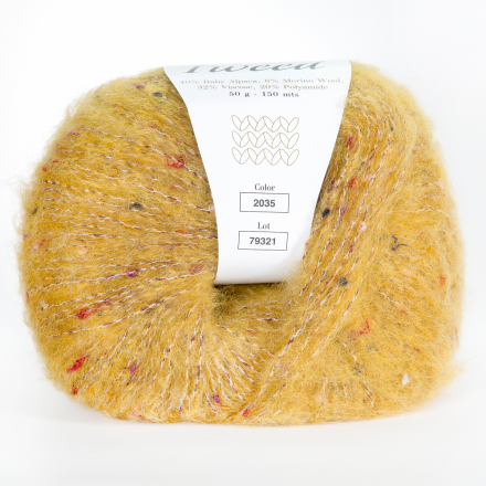 Tweed (Infinity) 2035 охра, пряжа 50г