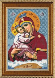 БИС 1208 &quot;Богородица Почаевская&quot; основа для вышивки бисером