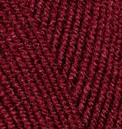 Sekerim Bebe (Alize) 57 бордовый, пряжа 100г