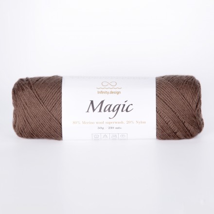 Magic (Infinity) 2652 темный бежевый, пряжа 50г