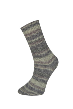 Socks (Himalaya) 170-01 серый-фиолетовый, пряжа 100г