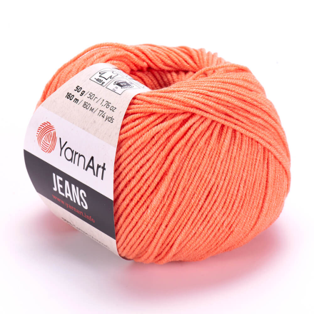 Jeans (Yarnart) 23 абрикос, пряжа 50г