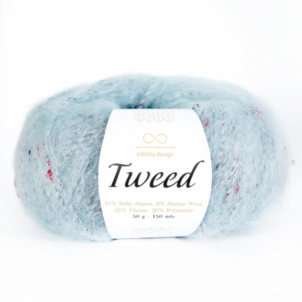 Tweed (Infinity) 7710 мята, пряжа 50г