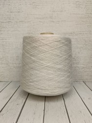Delave 16 (Profilo SNC) цв.White Mel, пряжа бобинная итальянская 1г