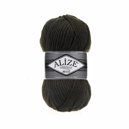 Superlana maxi (Alize) 241 т.зеленый, пряжа 100г
