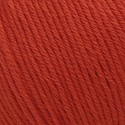 Organic Baby Cotton (Gazzal) 432 алый, пряжа 50г