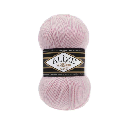 Superlana Klasik (Alize) 161 пудра, пряжа 100г
