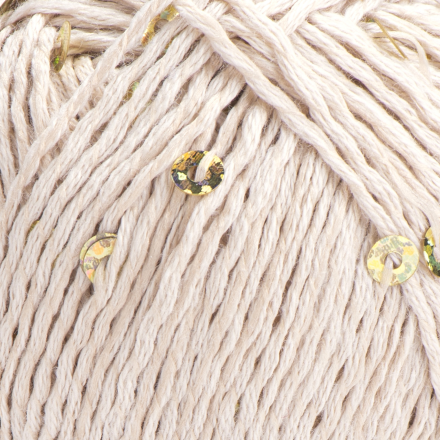 Cotton Gold Paillettes (Yarnart) 7104 речной жемчуг, пряжа 50г